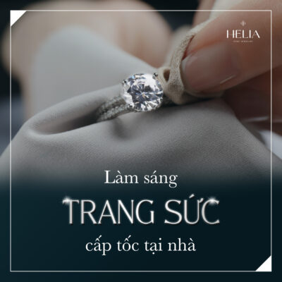 Mẹo làm sáng trang sức tại nhà.