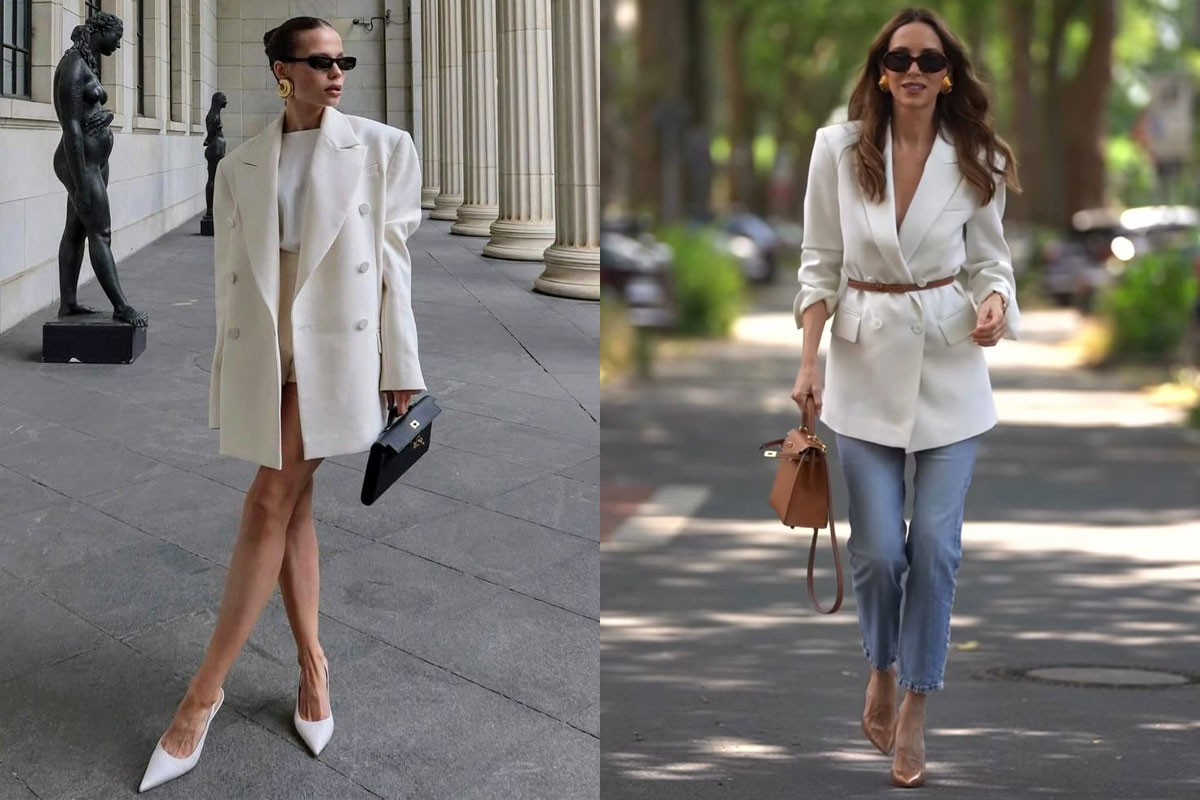 Blazer với kiểu dáng rộng rãi và thoải mái hơn.