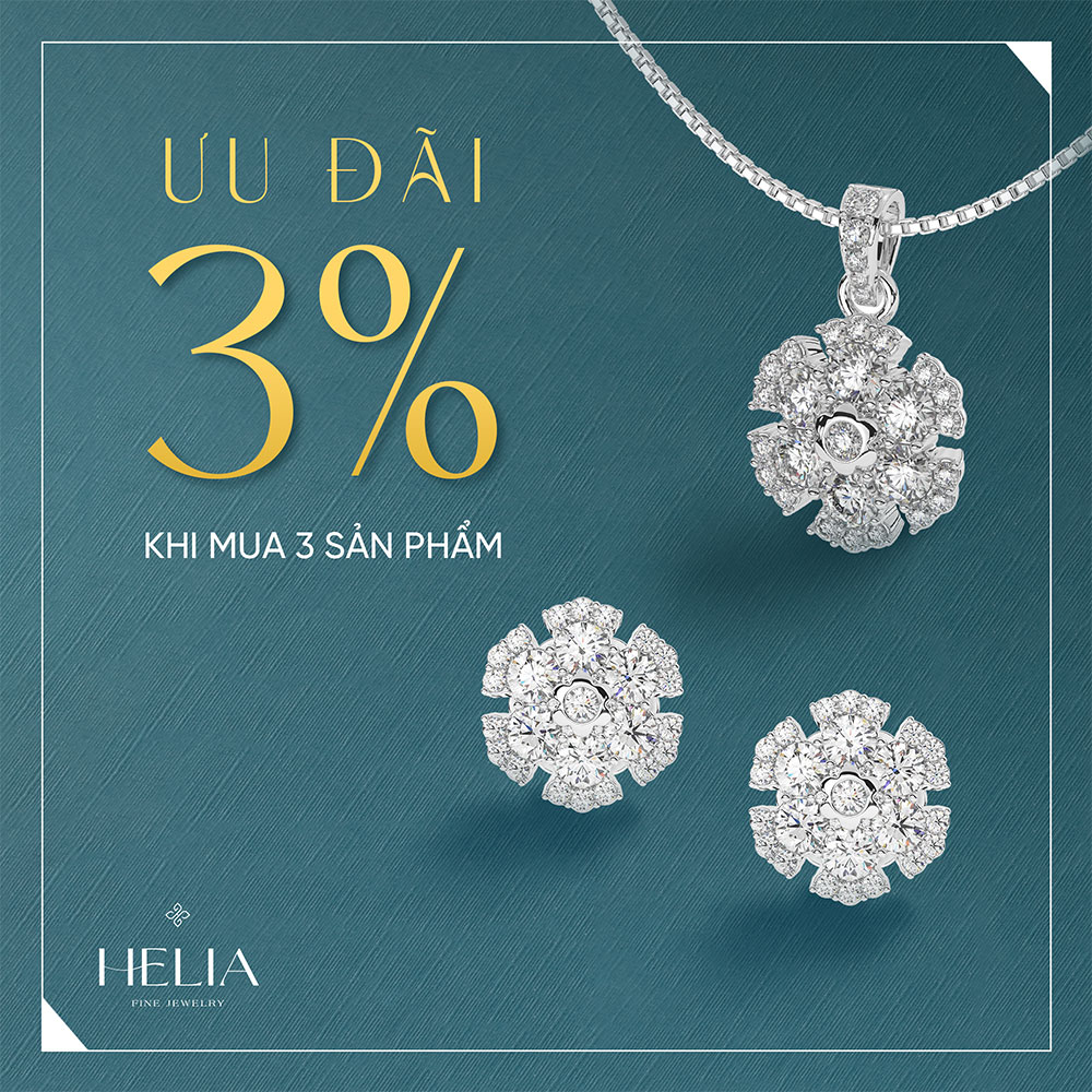 Ưu đãi tháng 6 khi mua trang sức kim cương.