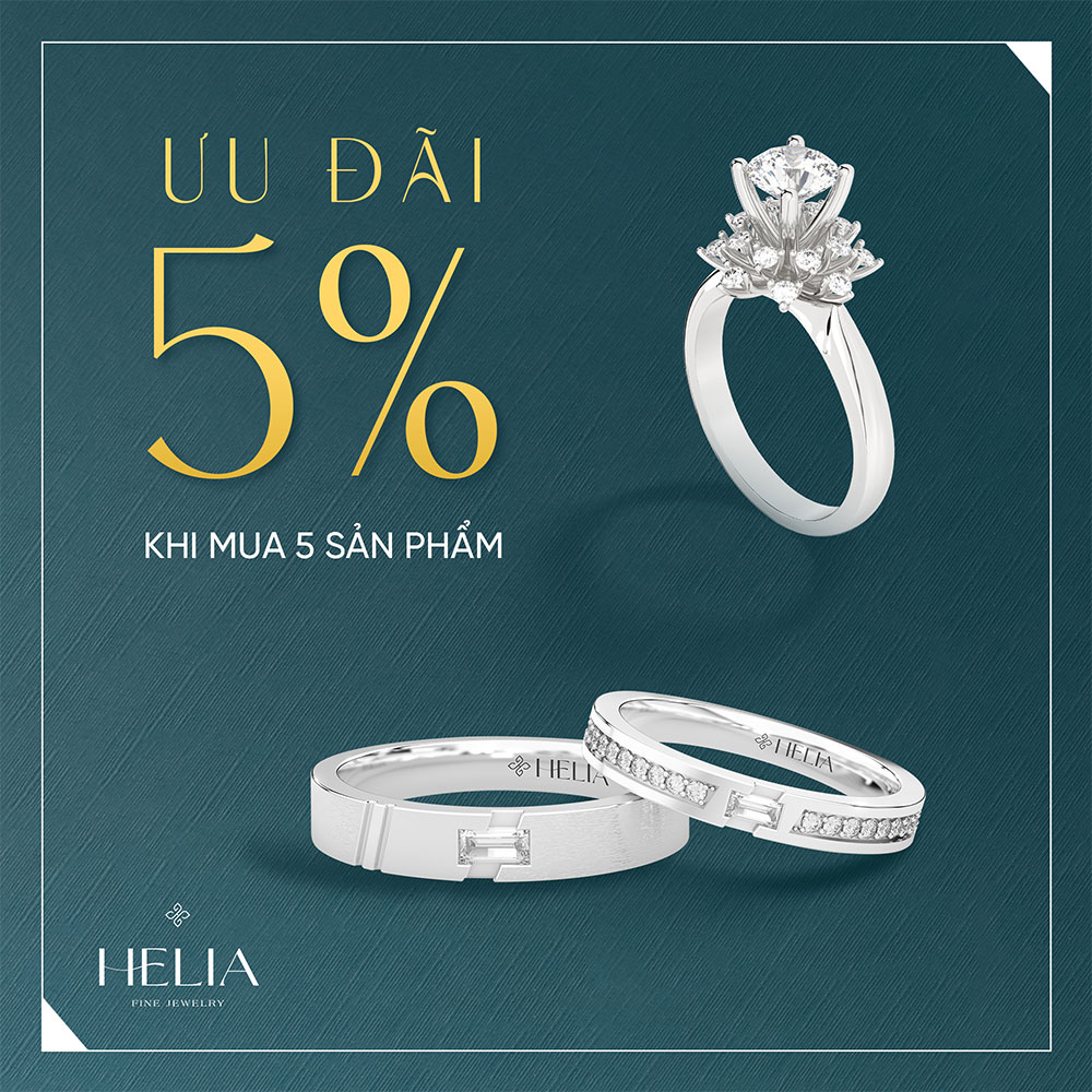 Ưu đãi tháng 6 khi mua trang sức kim cương.