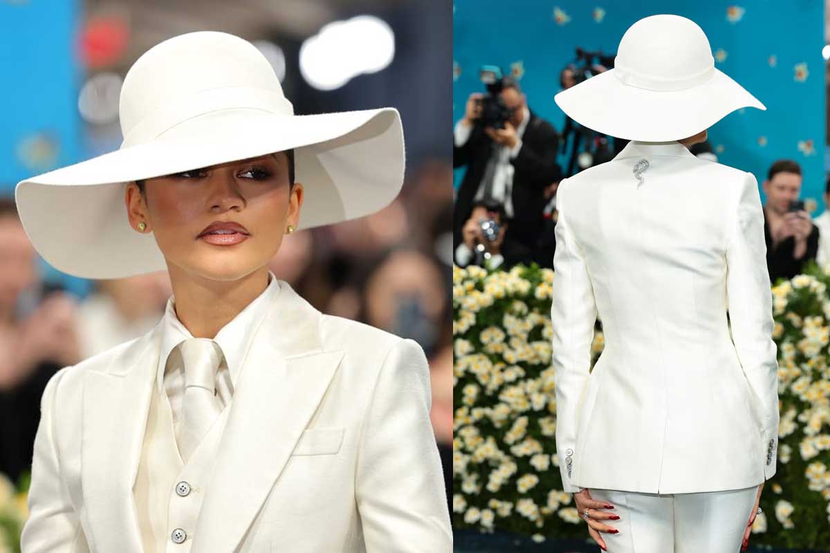 Zendaya lựa chọn mẫu phụ kiện của Bulgari kết hợp với trang phục một cách tinh tế.