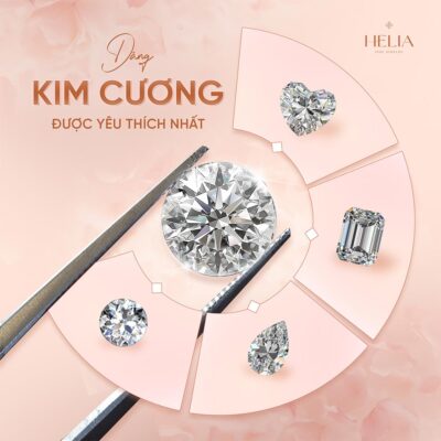 4 hình dạng kim cương nổi bật nhất 2026